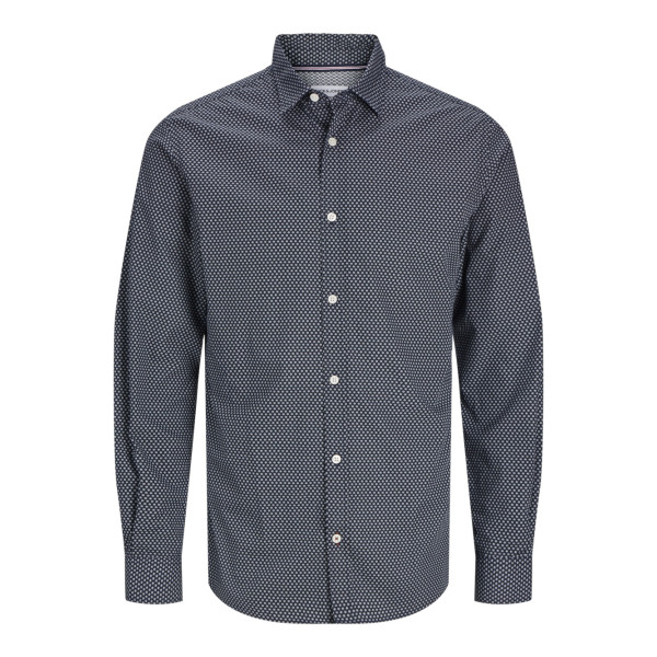 JACK & JONES camisa manga larga JJMATHEO PRINT DETAIL SHIRT LS para Hombre