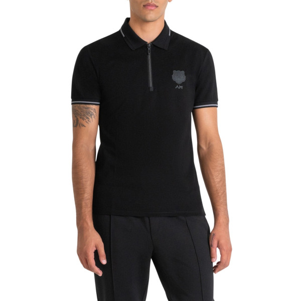 ANTONY MORATO polo de manga corta de piqué mercerizado logo print para Hombre