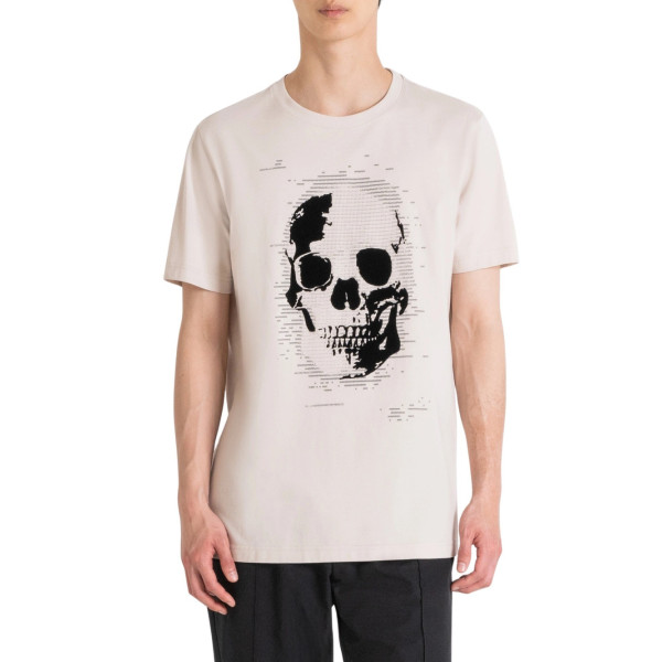 ANTONY MORATO camiseta manga corta regular fit estampado calavera para Hombre