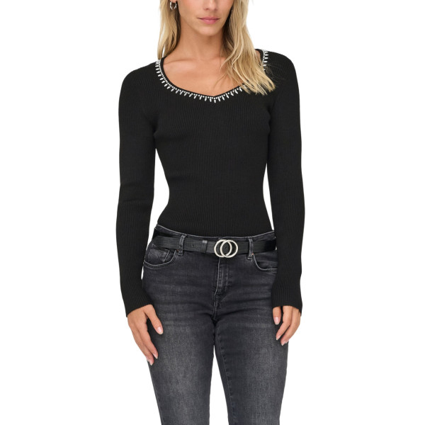 ONLY jersey de punto ONLY jersey de punto ONLEMMA LS V-NECK PEARL KNT per Dona per Dona